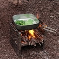 thumbnail image 4 of serony Barbecue en Acier Inoxydable Portable Pliable Lavable Réutilisable Grilles Amovibles Outils de Grillade de Week-End en Plein Air Filet de Grill Droit, 4 of 9