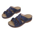 thumbnail image 2 of LSLJS Sandales à Talon Compensé à Fleurs d'Été pour Femmes, Pantoufles de Mode pour Dames, Chaussures Décontractées, Pantoufles pour Femmes, 2 of 3