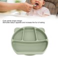 thumbnail image 4 of Silicone Suction Plate, Safe  Panda Shape Divided Dish With Strong Suction Grip And Lid, Suction Dishware Baby Plate For Infant Toddler Independent Eating, 4 of 8