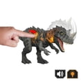 thumbnail image 4 of Jurassic World Wild Roar Ceratosaurus Dinosaur Action Figure Toy, Attack, Light & Sound, Scan Code, 4 of 5