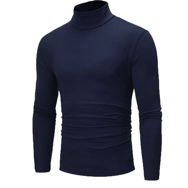 Pull Col Montant en Coton pour Hommes Gris Clair 3TG