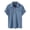 Light blue, variant on Men's Polos Shirts Short Sleeve,Mens Knitted Polos Shirts Quarter Zip Polos T Shirt Fashion Patchowork Short Sleeve Regular Fit Shirt for Summer