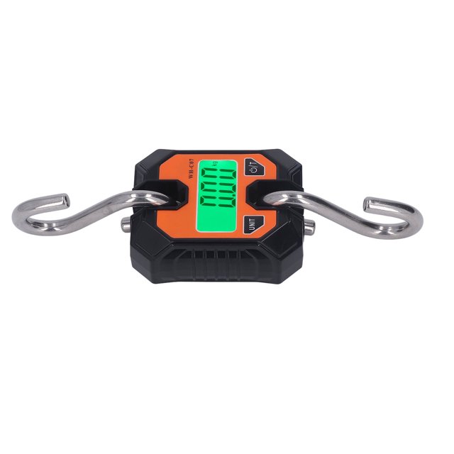 LCD Hanging Scale, 0.2-100kg Digital Crane Scale Multifunctional For Hunting Fishing