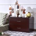 thumbnail image 3 of Costway 2 PCS 2 Tiroirs Commode Organisateur Horizontal Bois Table de Chevet, 3 of 10