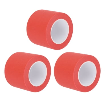 Uxcell 3 Pcs 2 Inch Wide 14 Yards Red Masking Tape Painters Tape Rolls for Home Office