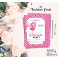 thumbnail image 5 of Darling Souvenir Pink Birthday Invitation Card Printable Fill or Write In Blank Invites Party Supplies Pack Of 28 5 x 7 Inches, 5 of 5