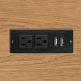 thumbnail image 5 of Desktop Power Bar with 2 Outlets 2 USB Ports Recessed Flush Mountable Power Strip, 5 of 5