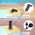 thumbnail image 4 of Portable Electric Air Pump for Inflatables, 20PSI Rechargeable Air Pump for Air Mattress Beds, Boats, Pool Floats,1 x Wireless Air Pump kit,Black, 4 of 8