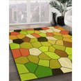thumbnail image 3 of Ahgly Company Tapis d'Intérieur Lavable en Machine Carré Acajou Brun, 6 Pieds Carré, 3 of 7
