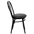 thumbnail image 3 of HERCULES Series Fan Back Metal Chair - Black Vinyl Seat, 3 of 9