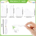 thumbnail image 2 of Weiweiguan 36Pcs Easter Themed Blank Board DIY Painting Pendant Kids Drawing Accessory, 2 of 7