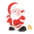 thumbnail image 2 of ZheElen Christmas Static Sticker Fridge Window PVC Decal Home Office Shop Self-adhesive Decoration, Santa Clause, 2 of 6