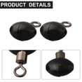 thumbnail image 2 of Mosiee 10/20/50/100Pcs Fishing Tackle Zip Rig Slider Pulley Beads Swivel Clip Line Rigs For Sea Fishing Zig Rigs For Carp Fishing, 2 of 9