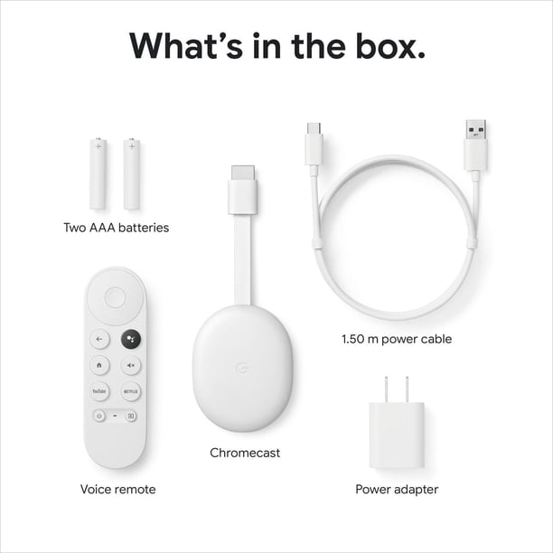 【ほぼ未使用】Google Chromecast with Google HD Google Chromecast with Google TV - HD - Walmart.ca