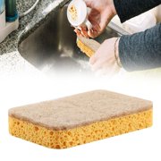 XIPYYKM Natural Sponges - 1 Pack Biodegradable Compostable Cellulose and Coconut Natural Sponges for Dishes, Eco Friendly Non Toxic Kitchen Sponge