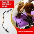 thumbnail image 4 of Dog Blow Dryer Holder, Clip on Desk 360 Degree Rotation Pet Grooming Table Stand 23.6in with Strap for Tabletop, 4 of 7