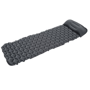 Camping Sleeping Pad, TPU Coating Damp Proof Inflatable Sleeping Mat Two Ways Inflation Elastic for Single Person