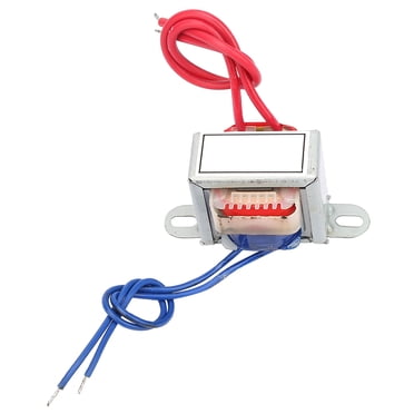 AC Power Transformer, AC 12V/24V Output Voltage 2W, Flame Retardant Nylon Core, Vacuum Impregnated Insulation Varnish for EI Core, Frequency 50Hz