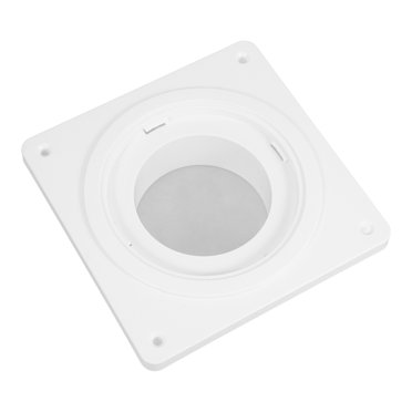 AURARMLET Dryer Hose Vent Kit Dryer Vent Wall Plate White Plastic 1 Set for Homeowners