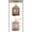 Light Brown, variant on Shisuyan Large Bird Cage Retro Plastic Round Portable Bird Travel Carrier Cage Suitable For Lovebirds Parakeets Cockatiels Ideal For Home And Outdoor Use