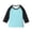Light Blue, variant on Lovzfmll Boys' & Girls' Casual Baseball Tee, Solid Color Raglan 3/4 Sleeve Crewneck for Kids, Short Sleeve Style, Perfect for Sports and Play for Little Girls 7 Years