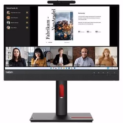 thumbnail image 1 of Lenovo ThinkCentre TIO22GEN5 22", 1920 x 1080, Black, 12N8GAR1US, 1 of 5