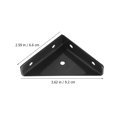 thumbnail image 4 of KAKOWELY 4 Pcs Équerres d'Angle Triangulaires Robustes Équerres d'Angle Équerres d'Angle d'Articulation,3.62"X2.6"X0.79 Pouces, 4 of 5