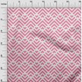 thumbnail image 3 of oneOone Cotton Flex Pink Fabric Geometric Sewing Craft Projects Fabric Prints By Yard 40 Inch Wide, 3 of 5