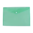 thumbnail image 1 of Green Translucent Poly Envelope 1 Pcs Document Envelopes with Snap Button Quality Clear Document Folder for A3 Size, Document Folder with Snap Closure, Project File Document Wallet, Office Folder, 1 of 4