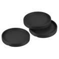 thumbnail image 1 of Unique Bargains Plant Pot Saucer 5 Inch, Ceramic Round Flower Tray for Indoor, Black 3 Pack, 1 of 6