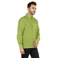 thumbnail image 3 of Bestman Solid Button Down Shirt For Men Long Sleeve With Patch Pocket Formal Business Wear, 3 of 7