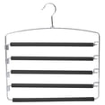 thumbnail image 2 of EGNMCR Hooks for Hanging Multi-layer Pants Rack Foam Five-layer Pants Hanging Space Traceless Pants Hanger Trouser hanger, 2 of 4