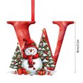 thumbnail image 2 of Christmas Ornaments 26 Letters Christmas Tree Decoration Pendant Christmas Tree Ornaments Personalized DIY Christmas Ornaments Decoration Xmas Tree Hanging Decor Christmas Tree Decorations, 2 of 2