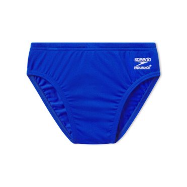Speedo Youth Boys Swimsuit Brief Endurance+ Solid - Speedo Blue, Size: 28YTH