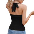 thumbnail image 4 of AherBiu Womens Square Neck Tank Tops Knit Ribbed Seamless Workout Tops Summer Slim Fitting Sleeveless Shirts, 4 of 8