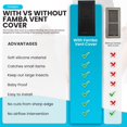 thumbnail image 4 of MesaSe Floor Vent Cover Catches Small Items Rectangle Lightweight Flexible Floor Register Screen, 4 of 5