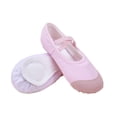 thumbnail image 1 of Children's Solid Color Dance Shoes Soft Sole Practice Shoes Elastic Laces Shaping Shoes Dance Shoes, 1 of 3