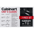 thumbnail image 5 of CUISINART 66-7 Chef`s Classic Nonstick Hard-Anodized 7-Piece Cookware Set, Black, 5 of 5