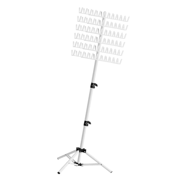 Lijie Support de Tressage Réglable avec 144 Chevilles, Conçu pour Organiser les extensions de Cheveux pendant la Tresse. Ce Support Séparateur de Cheveux Blanc et Double Face Présente une Hauteur Réglable de 76 cm à 128 cm et une base Pliable pour la Portabilité. Convient à l'Utilisation en salon et à la Maison, Simplifie la Coiffure et Empêche les Emmêlements.