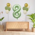 thumbnail image 3 of Set Aluminum Film Digital Scene Decoration Holiday Decoration Birthday Party, 3 of 7