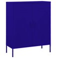 thumbnail image 1 of vidaXL Storage Cabinet Navy Blue 80x35x101.5 cm Steel, 1 of 5