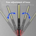 thumbnail image 4 of 700 Lumens COB Rechargeable Work Light with Magnetic Base, 360° Rotating Head, Foldable Design, 2000mAh Battery, IPX4 Waterproof, Portable LED Lamp with Hook for Car Repair, Workshop, 4 of 9