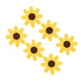 thumbnail image 2 of Applique Brodée à Coudre, 6 Pcs Patch Brodé Tournesol Solution Innovante pour Vêtements, 2 of 12