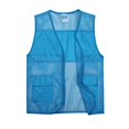thumbnail image 4 of Cameland Plus Size Men Vest Tops Solid-Color Convenient Mesh Outdoor Breathable Zipper Pockets V-Neck Tank Top, 4 of 7