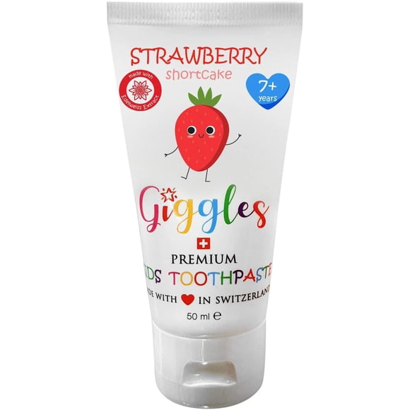 Giggles Premium Kids Toothpaste, Strawberry Shortcake, 7+ years
