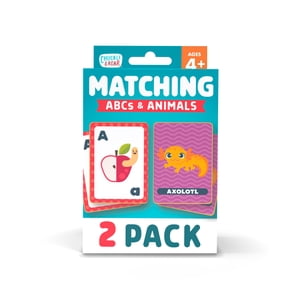 Chuckle & Roar ABC/Matching Card Game 2-Pack for Children Ages 3+ by Buffalo Games