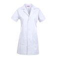 thumbnail image 1 of Manteau de Laboratoire à Manches Courtes pour Femmes, 1 of 3