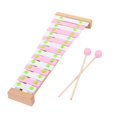 thumbnail image 2 of lionlar Instrument de Percussion Glockenspiel à 15 Notes pour Live Extérieur Rose, 2 of 9