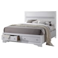 thumbnail image 2 of Chic White 5 Piece Bedroom Set with Eastern King Platform Bed, 2 of 12