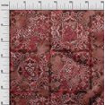thumbnail image 3 of oneOone Polyester Spandex Maroon Fabric Asian Sewing Craft Projects Fabric Prints By Yard 56 Inch Wide, 3 of 4